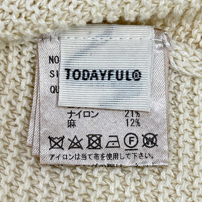 TODAYFUL トゥデイフル 12220519 ベージュ Pattern Lace Knit トップス