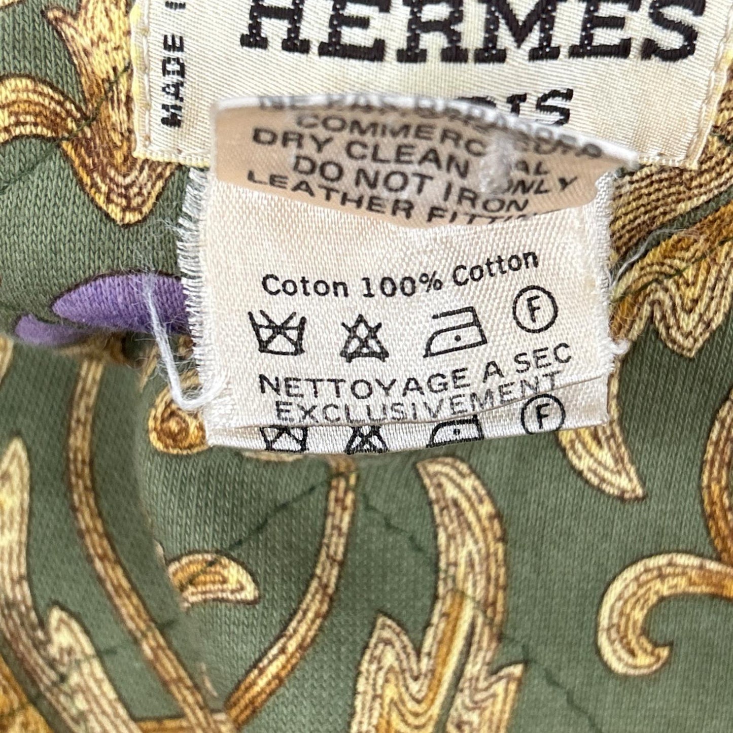 HERMES エルメス ヴィンテージ コットン ハーフ コート