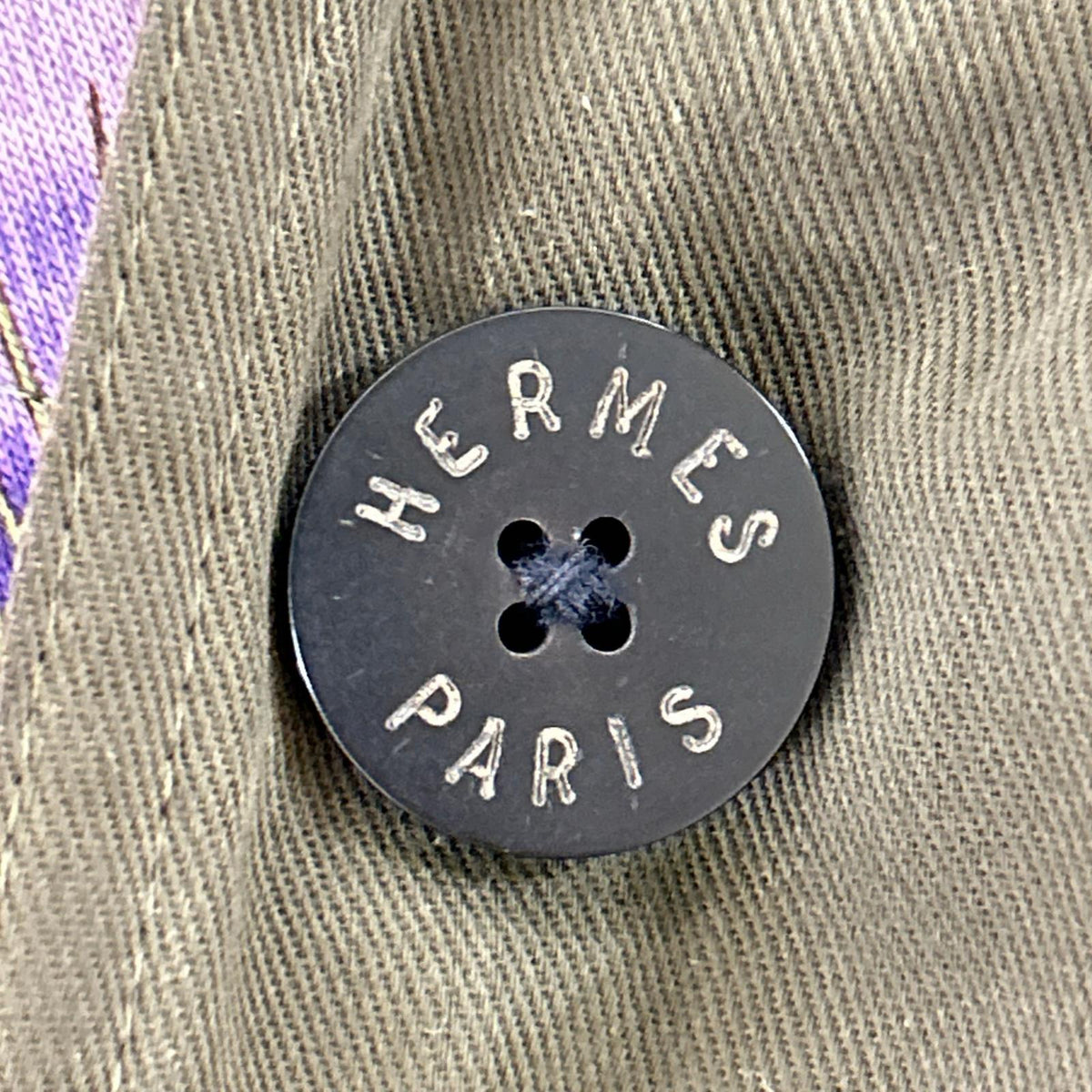 HERMES Hermès vintage cotton half coat