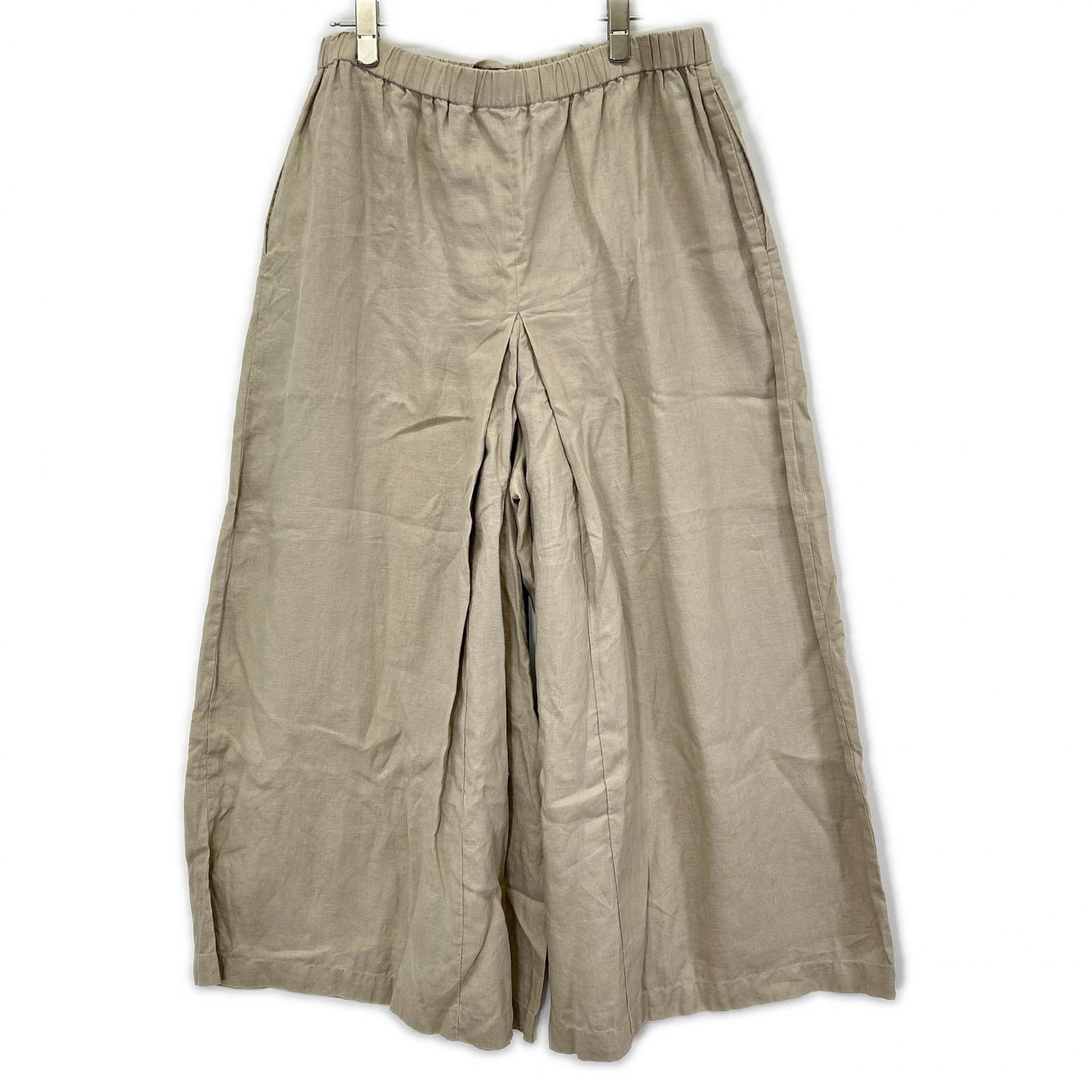 JOURNALSTANDARD ジャーナルスタンダード 26年 ブラウン リネン100 タックキュロット パンツ ボトムス