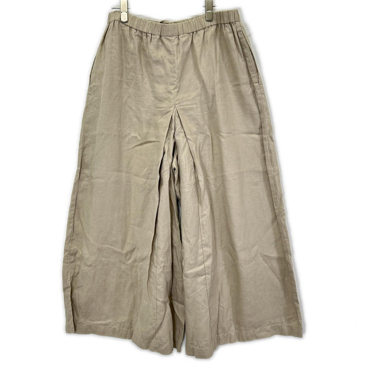 JOURNALSTANDARD Journal Standard 26 Brown 100% Linen Pleated Culottes Pants Bottoms