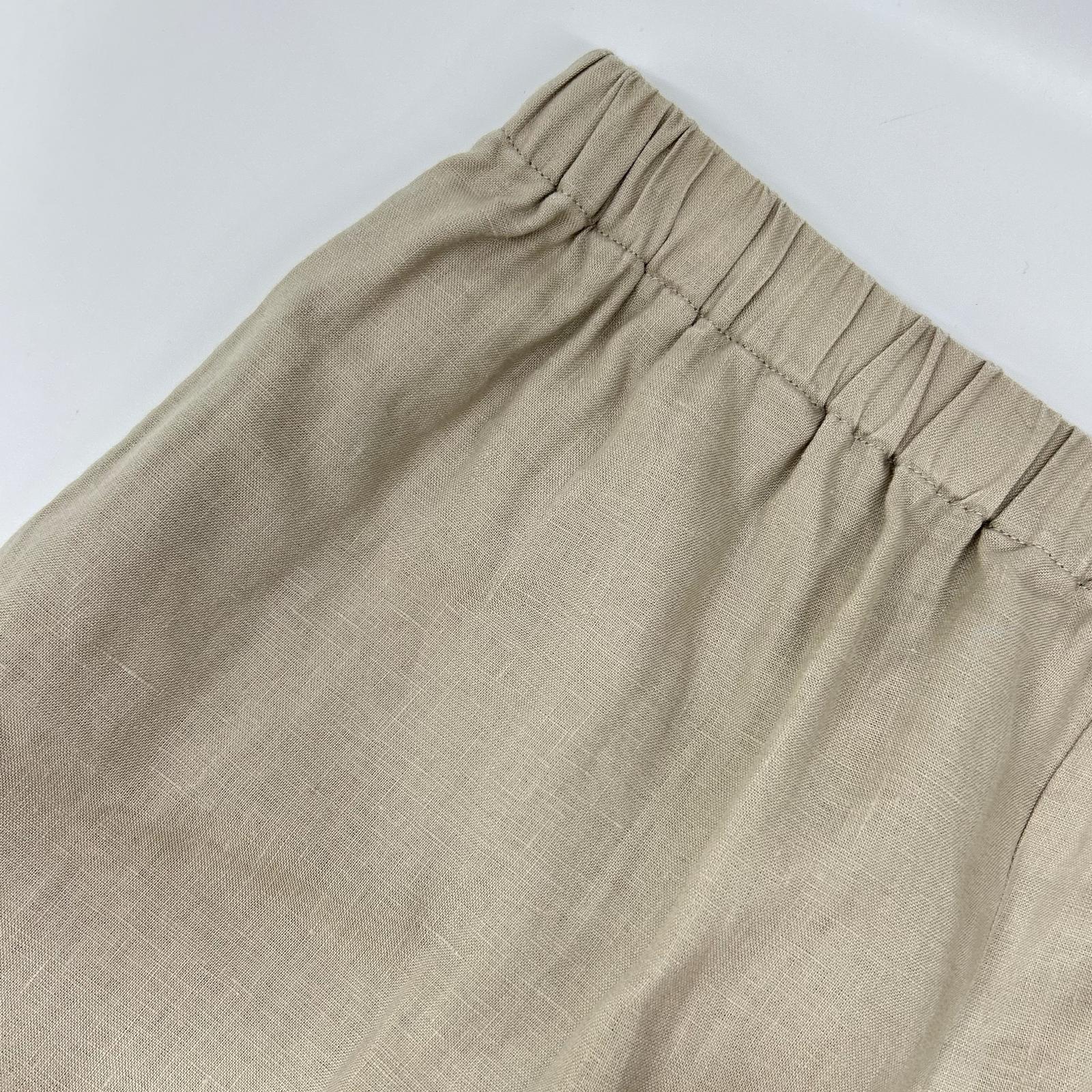 JOURNALSTANDARD ジャーナルスタンダード 26年 ブラウン リネン100 タックキュロット パンツ ボトムス