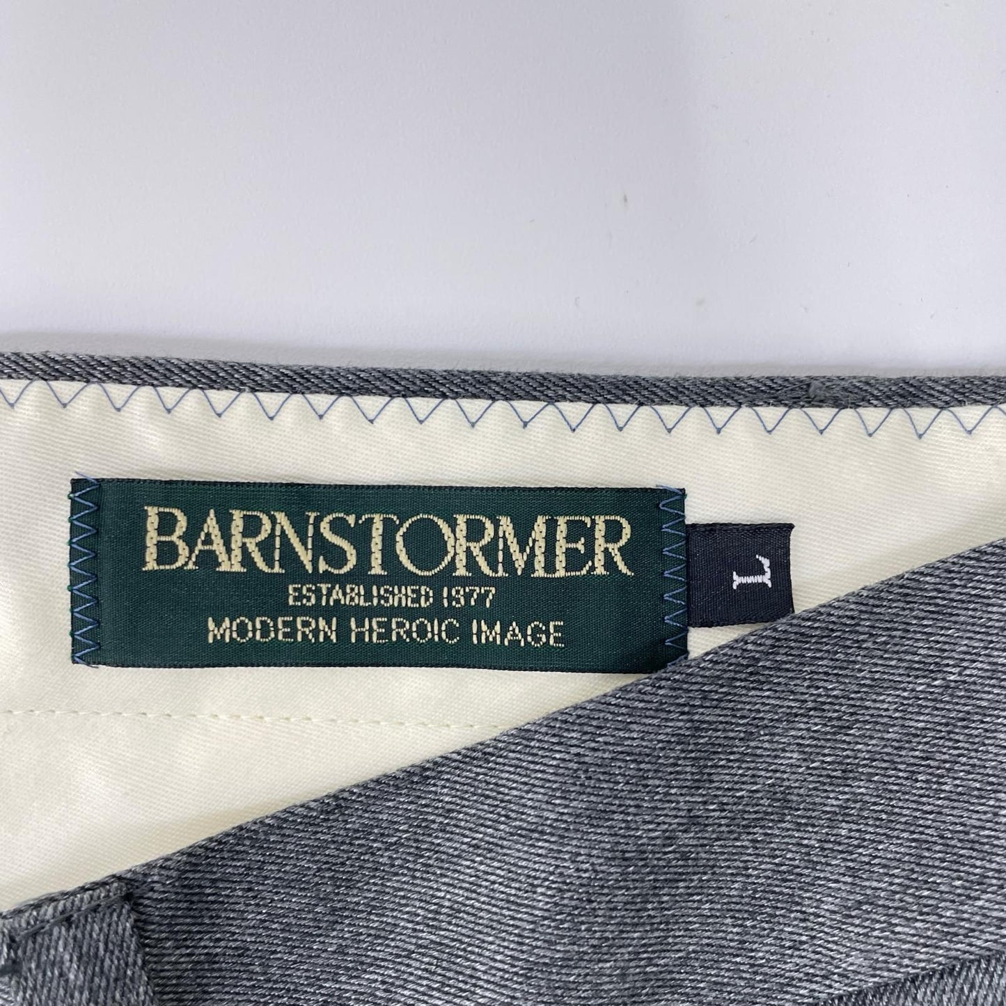 BARNSTORMER バーンストーマー 1300P グレー TC DRESS STRECH CHINOS ボトムス