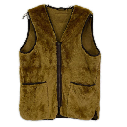 Barbour バブアー ブラウン ウォームパイル ウェストコート ジップイン ライナー ベスト
