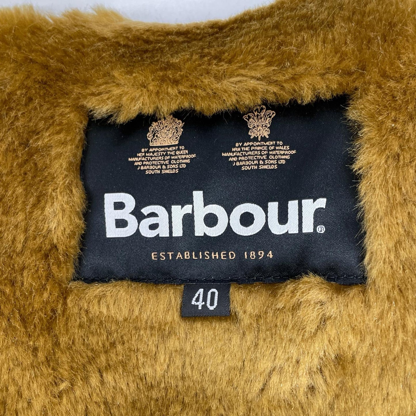 Barbour バブアー ブラウン ウォームパイル ウェストコート ジップイン ライナー ベスト