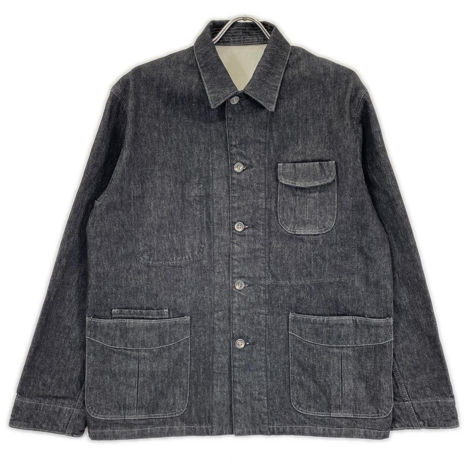 Jimba's ジンバズ ブラック denim 13oz safari work jackt ジャケット