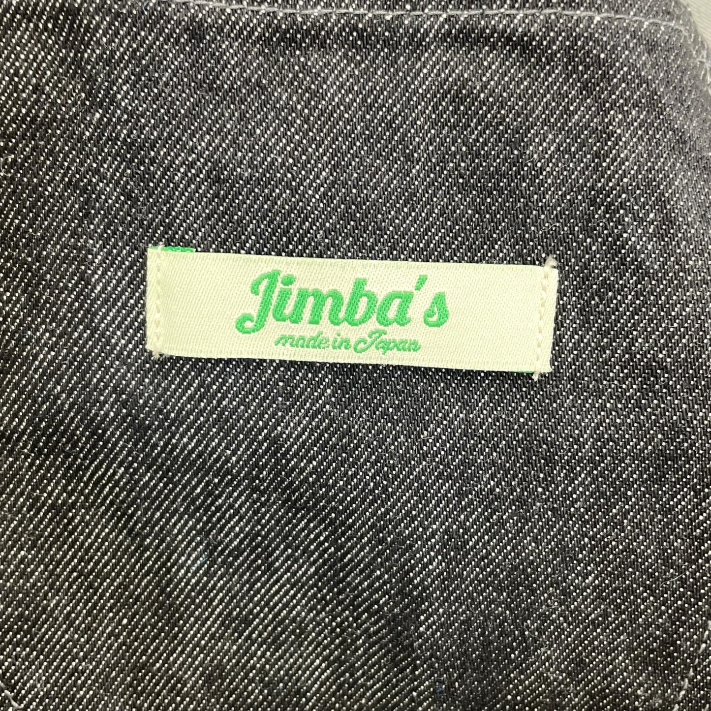 Jimba's ジンバズ ブラック denim 13oz safari work jackt ジャケット