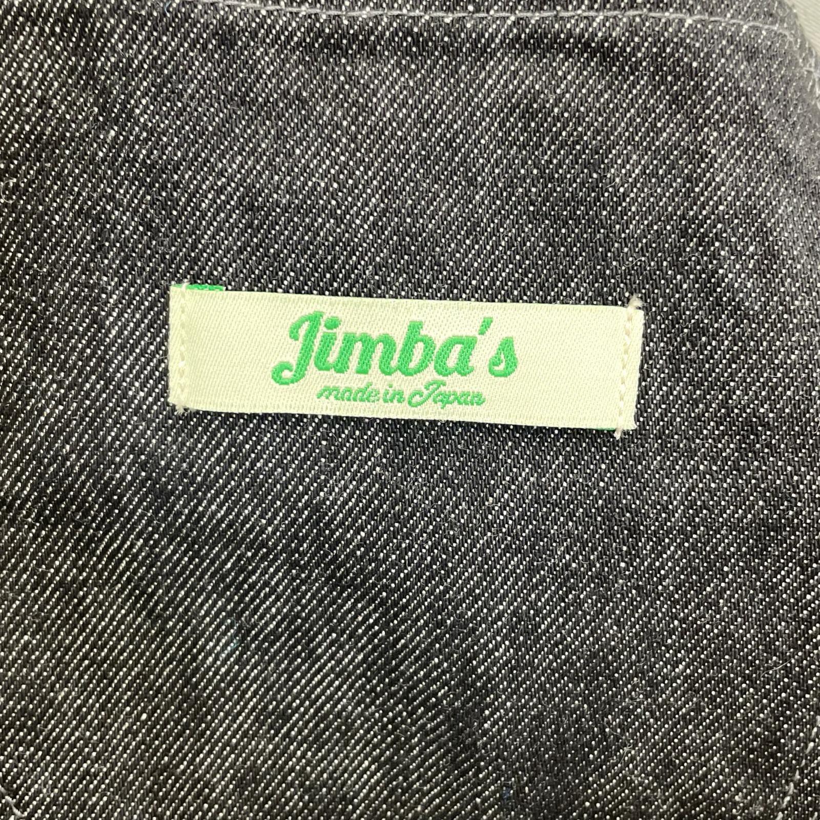 Jimba's ジンバズ ブラック denim 13oz safari work jackt ジャケット