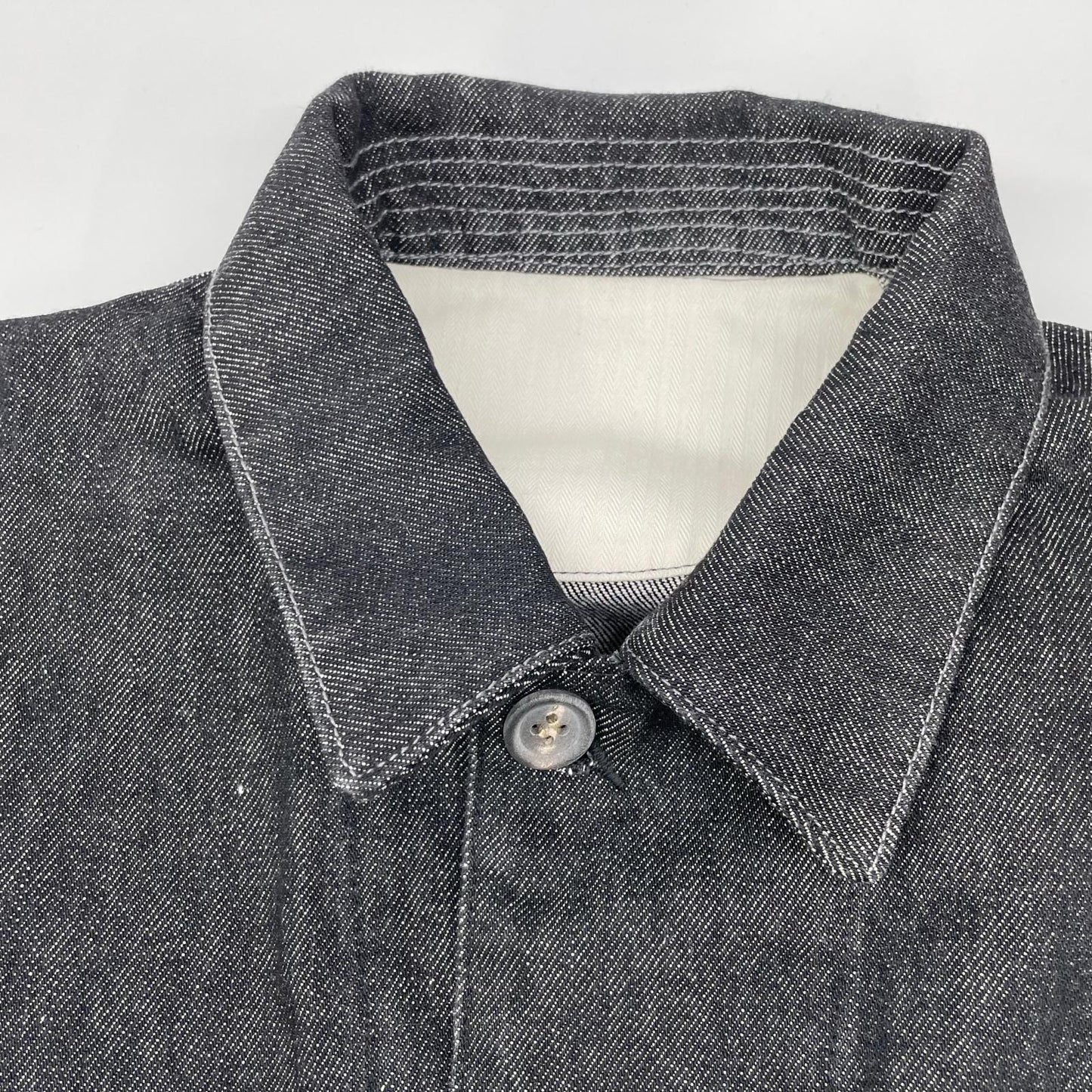 Jimba's ジンバズ ブラック denim 13oz safari work jackt ジャケット