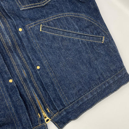 EL CANEK エルカネック ブルー Selvage Denim Zip Jacket ジャケット