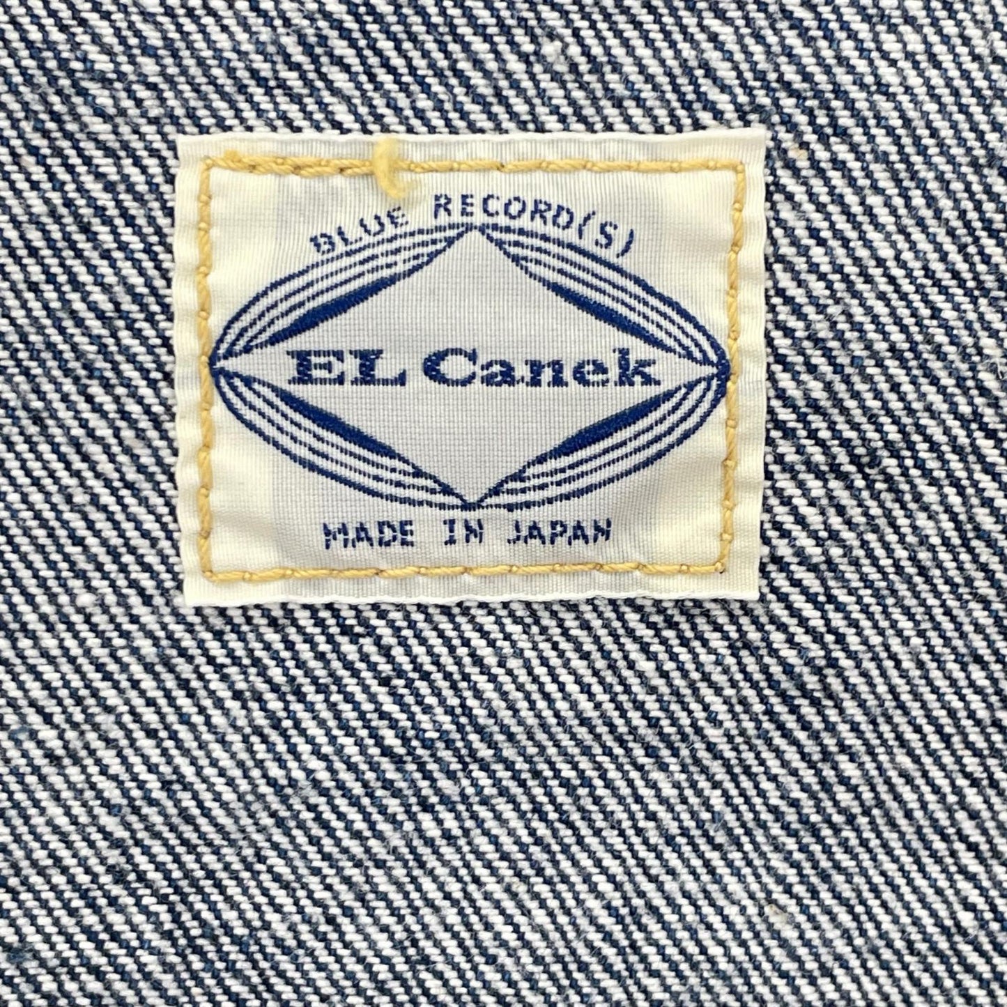 EL CANEK エルカネック ブルー Selvage Denim Zip Jacket ジャケット