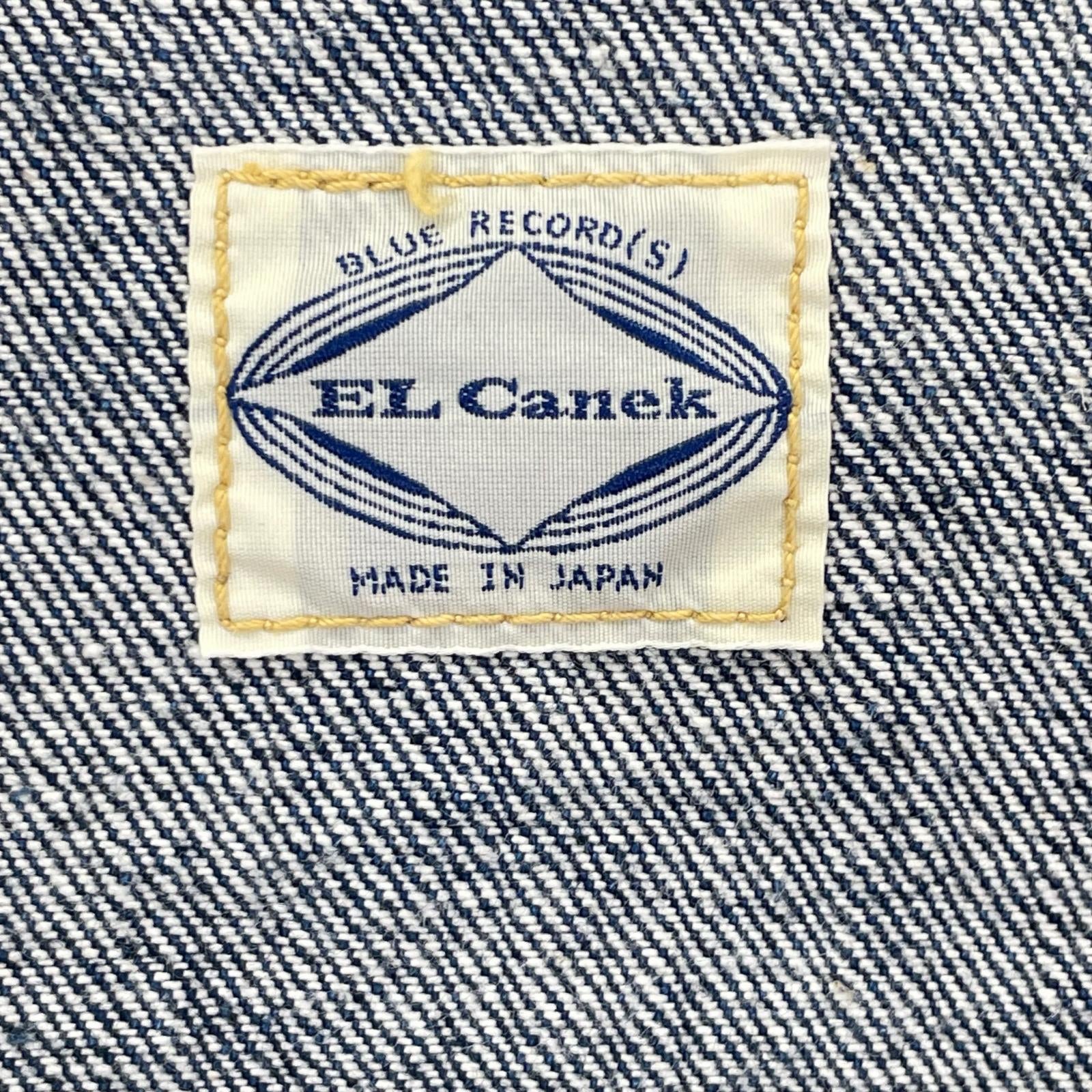 EL CANEK エルカネック ブルー Selvage Denim Zip Jacket ジャケット
