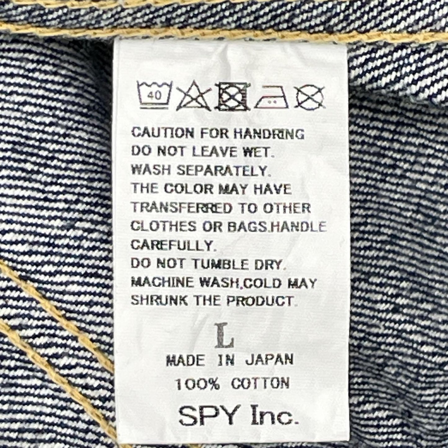 EL CANEK エルカネック ブルー Selvage Denim Zip Jacket ジャケット