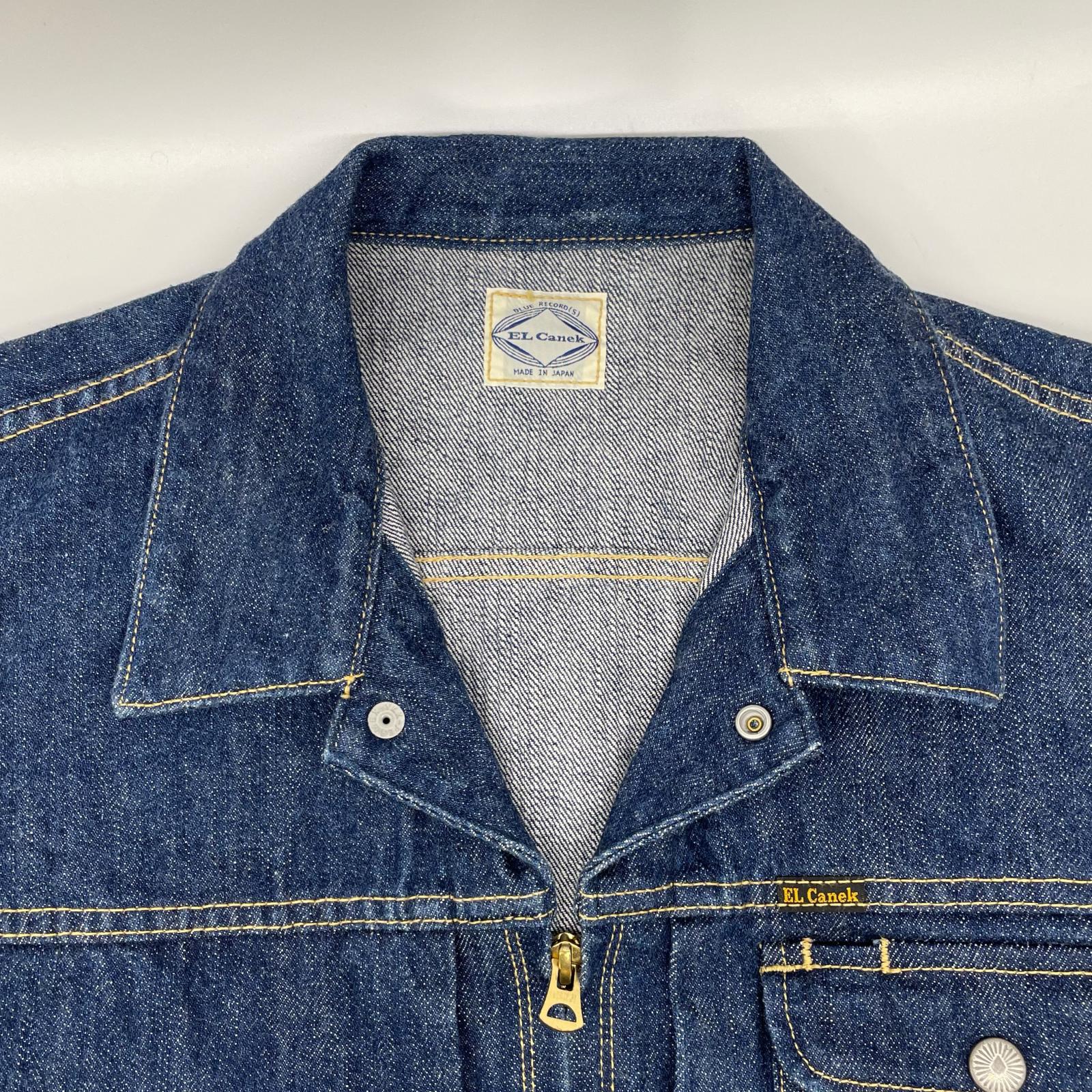 EL CANEK エルカネック ブルー Selvage Denim Zip Jacket ジャケット