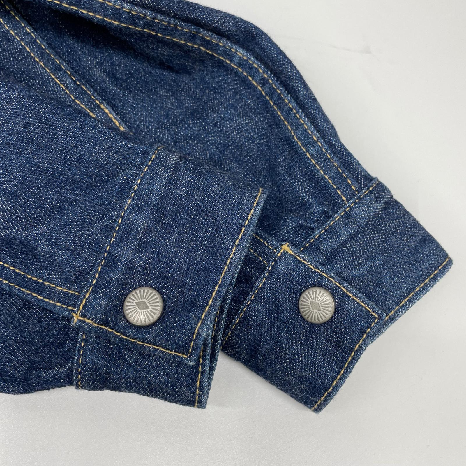 EL CANEK エルカネック ブルー Selvage Denim Zip Jacket ジャケット
