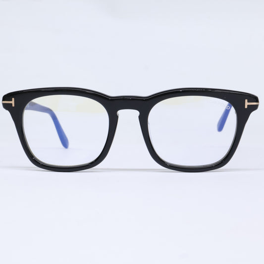 TOM FORD Tom Ford TF5870-F-B 001 ECO Asian fit blue-light-blocking Wellington-shaped eyeglasses