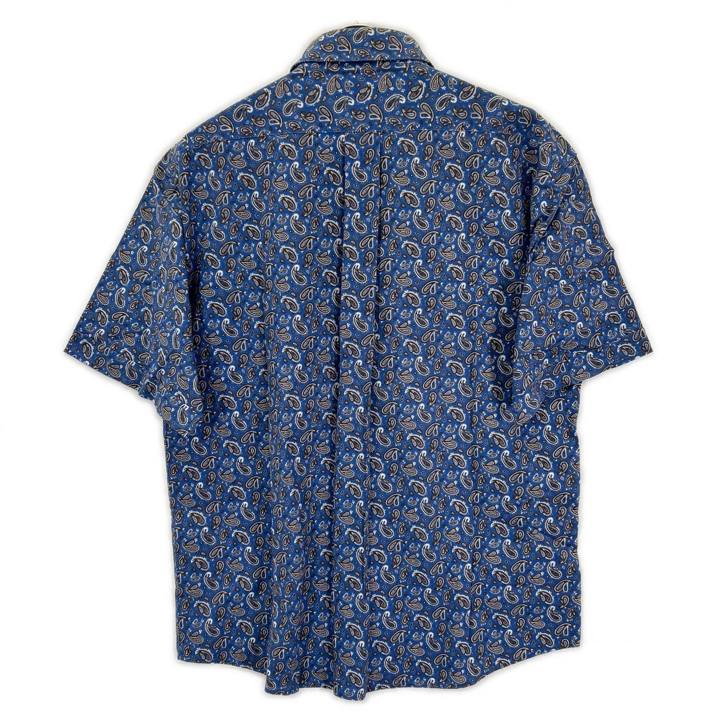 KENZO ケンゾー ブルー ペイズリー柄 半袖 シャツ トップス