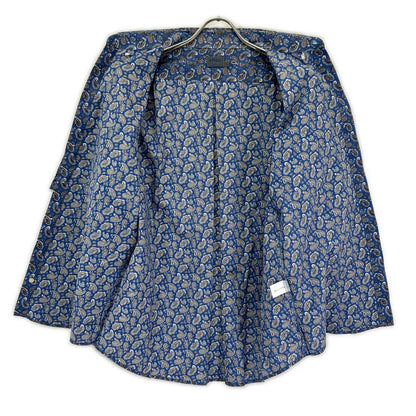 KENZO ケンゾー ブルー ペイズリー柄 半袖 シャツ トップス