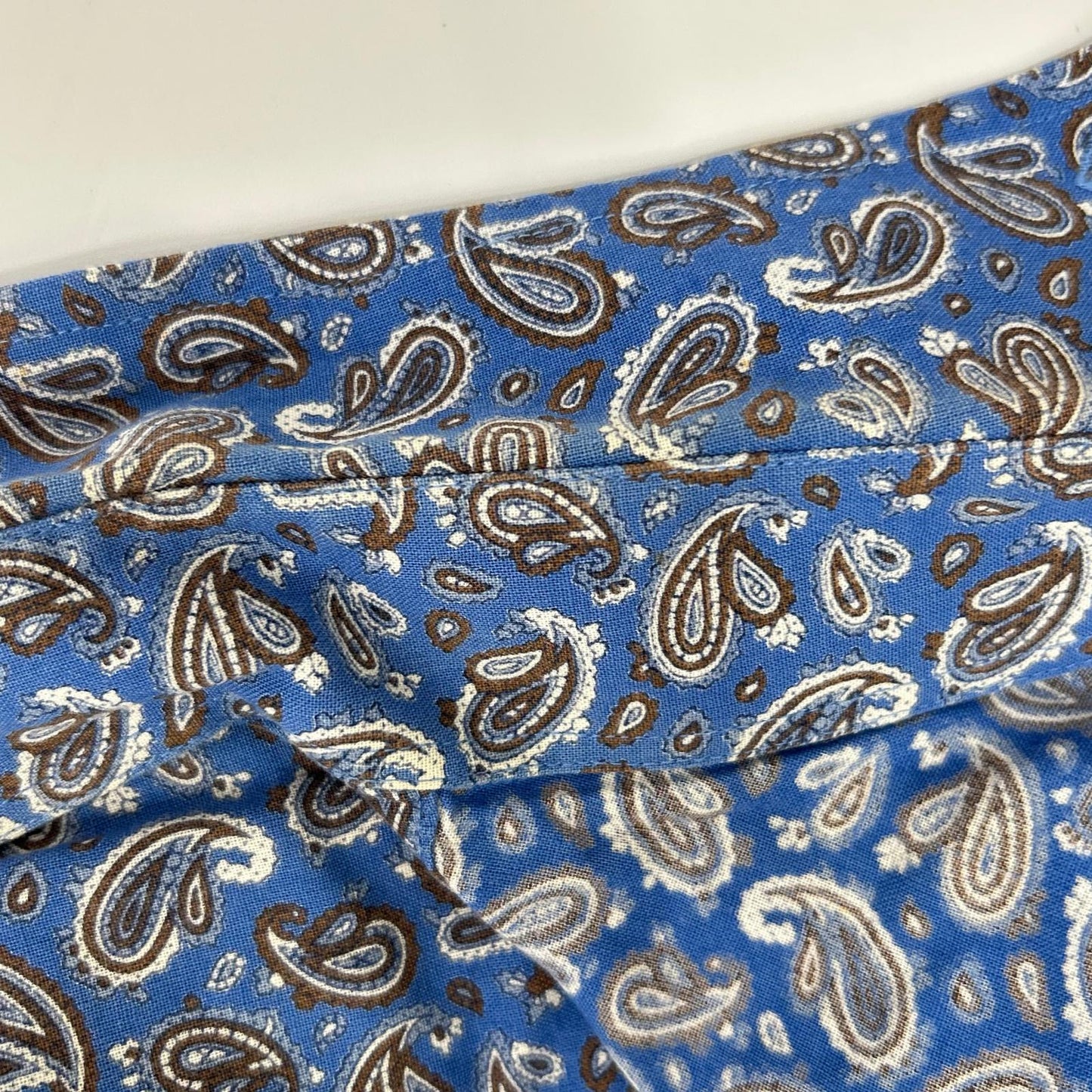 KENZO ケンゾー ブルー ペイズリー柄 半袖 シャツ トップス