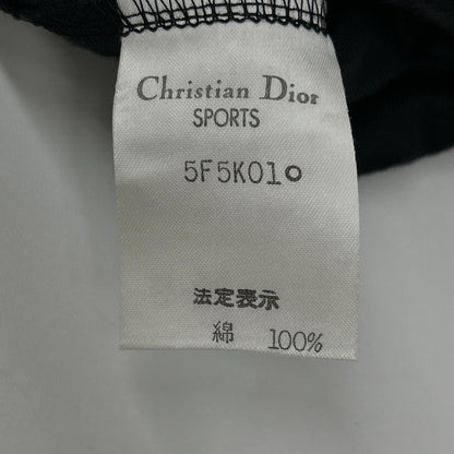 ChristianDiorSports クリスチャンディオールスポーツ ブラック ロゴ刺繍 半袖 Tシャツ トップス
