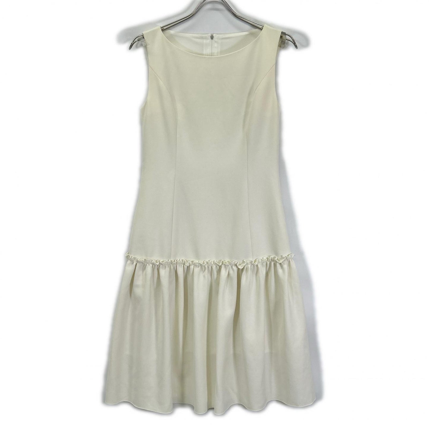 FOXEY NEW YORK フォクシーニューヨーク 38985-NAOFN123T ホワイト ポリエステル ノースリーブ ワンピース ワンピース
