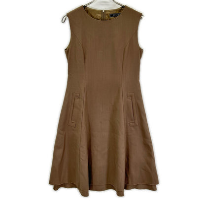 FOXEY NEW YORK フォクシーニューヨーク 36296-AOFZ17K ベージュ ノースリーブワンピース ワンピース
