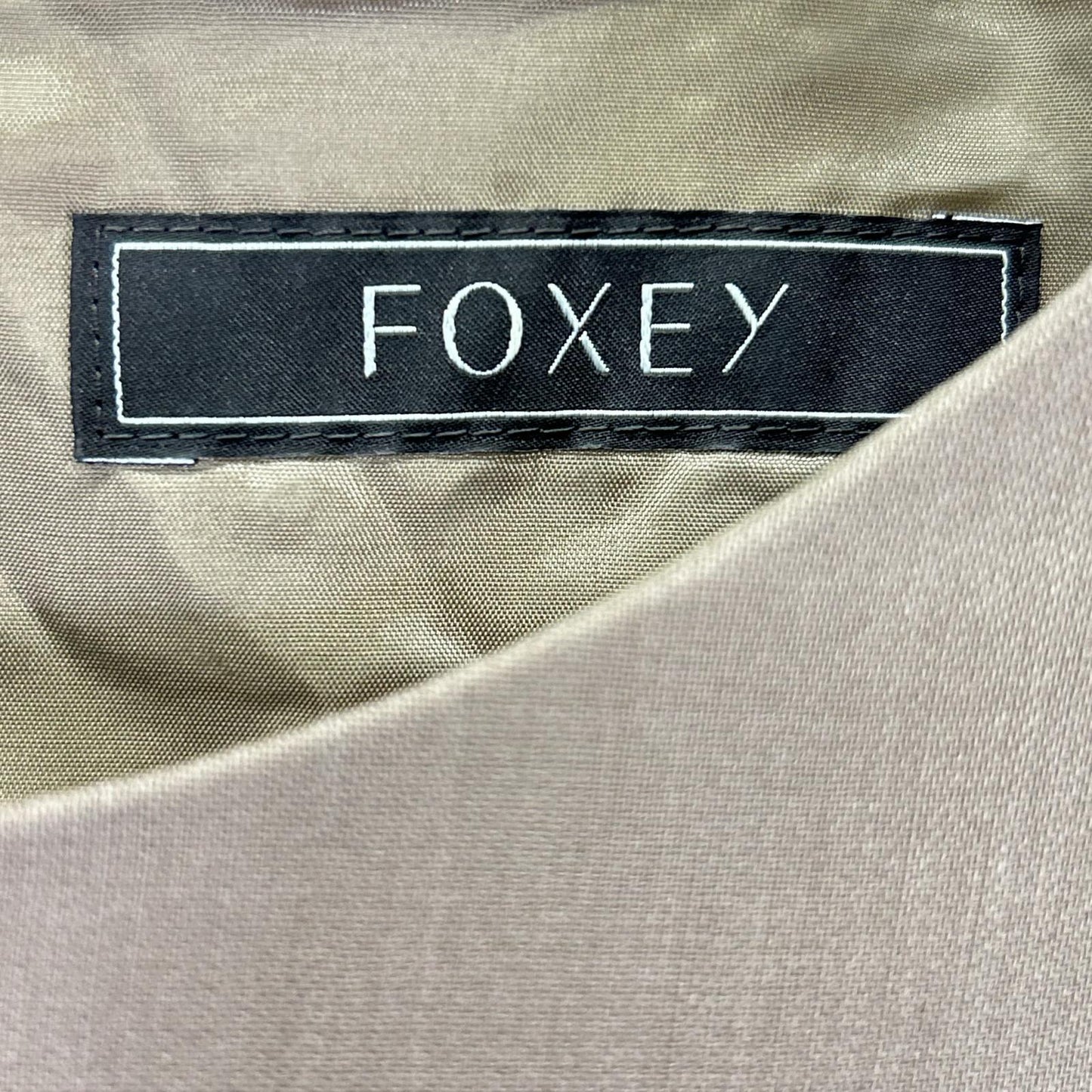 FOXEY NEW YORK フォクシーニューヨーク 36296-AOFZ17K ベージュ ノースリーブワンピース ワンピース