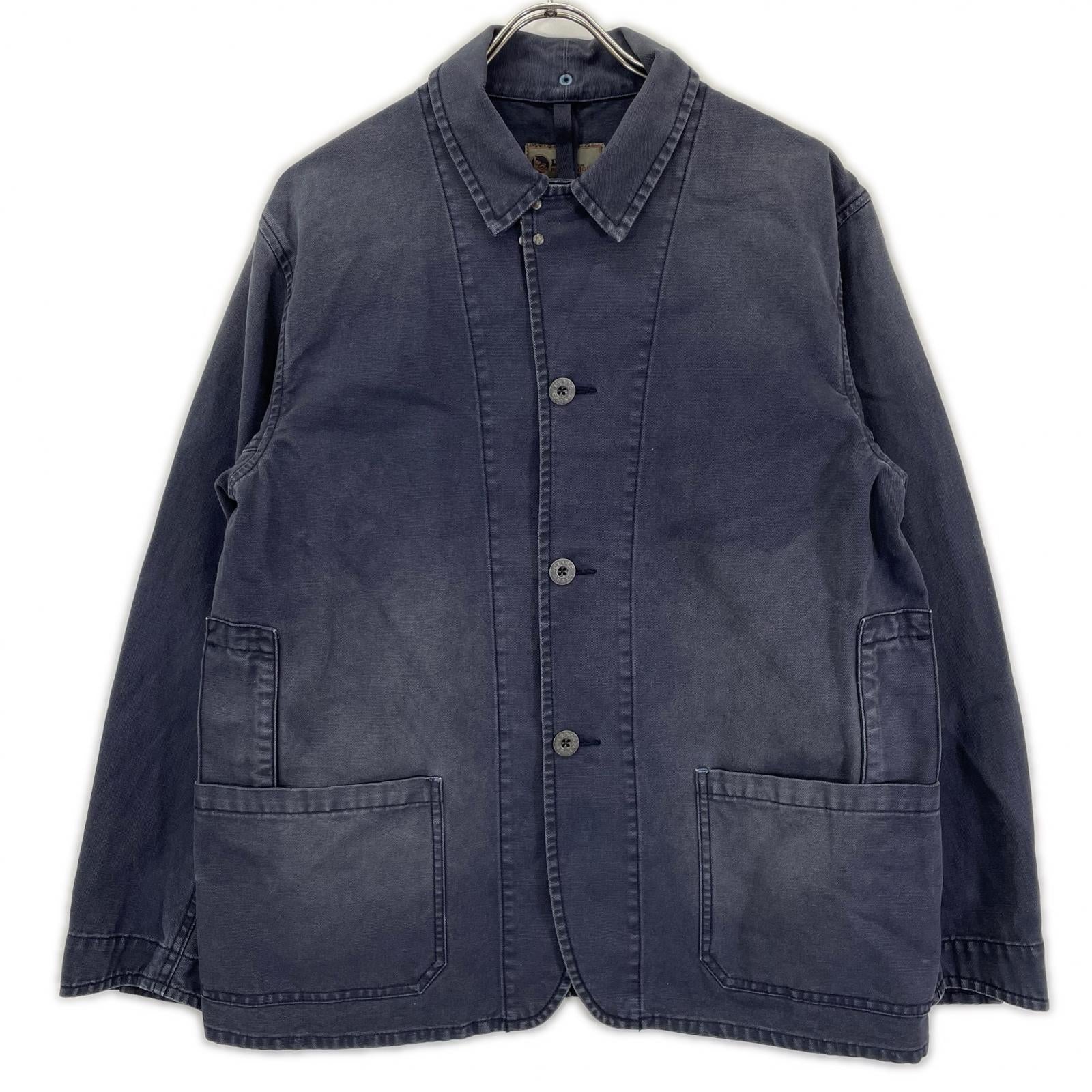 NIGEL CABOURN ナイジェルケーボン 【LYBRO】ネイビー キャンバスカバーオール ブレザー ジャケット ジャケット