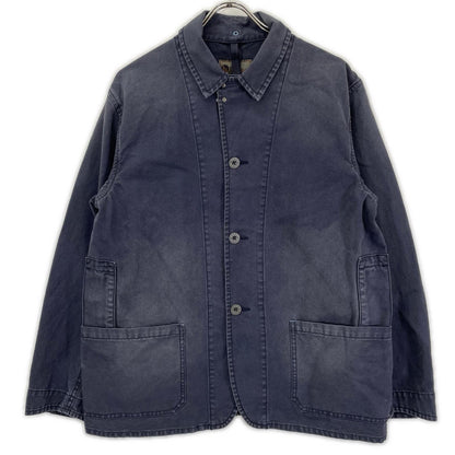 NIGEL CABOURN ナイジェルケーボン 【LYBRO】ネイビー キャンバスカバーオール ブレザー ジャケット ジャケット