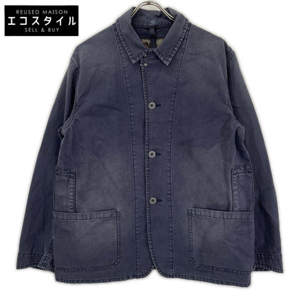 NIGEL CABOURN ナイジェルケーボン 【LYBRO】ネイビー キャンバスカバーオール ブレザー ジャケット ジャケット