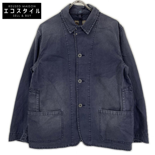 NIGEL CABOURN ナイジェルケーボン 【LYBRO】ネイビー キャンバスカバーオール ブレザー ジャケット ジャケット