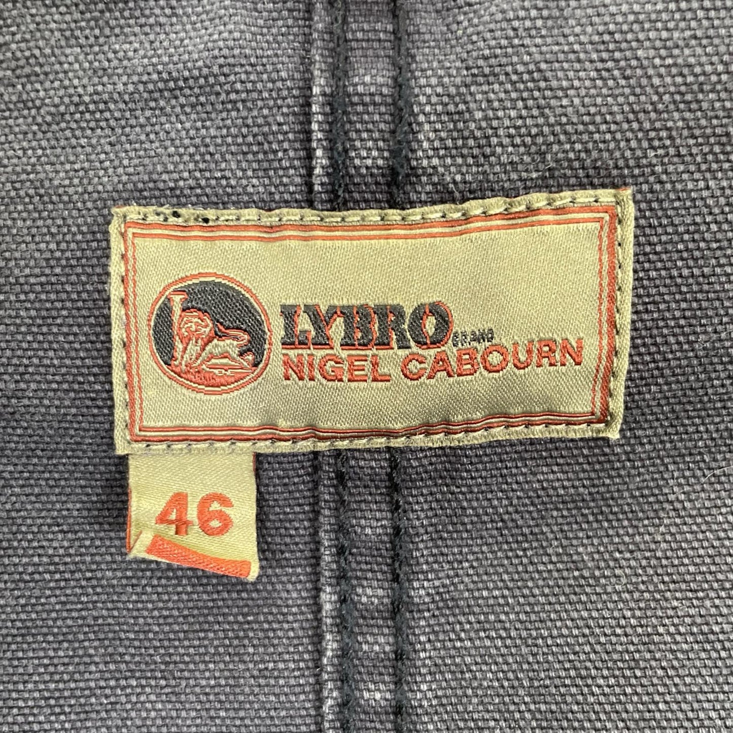 NIGEL CABOURN ナイジェルケーボン 【LYBRO】ネイビー キャンバスカバーオール ブレザー ジャケット ジャケット