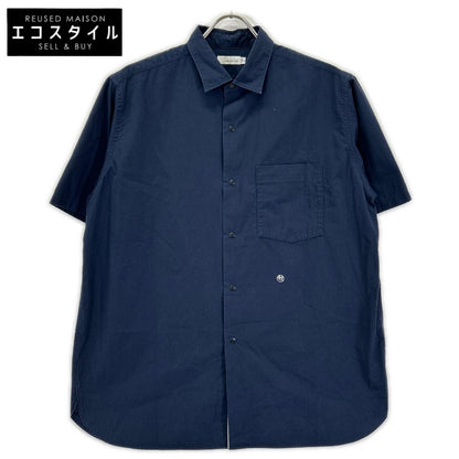 nanamica ナナミカ SUGS301 ネイビー レギュラー カラー ウィンド ハーフスリーブ シャツ トップス
