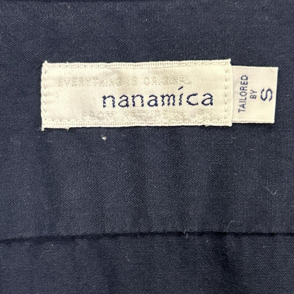 nanamica ナナミカ SUGS301 ネイビー レギュラー カラー ウィンド ハーフスリーブ シャツ トップス