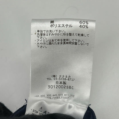 nanamica ナナミカ SUGS301 ネイビー レギュラー カラー ウィンド ハーフスリーブ シャツ トップス