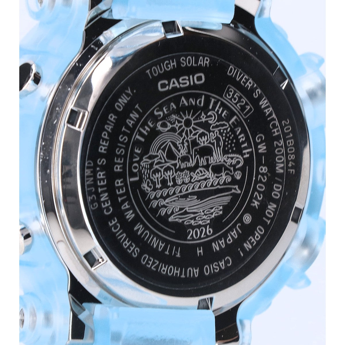 G-SHOCK ジーショック 【新品同様】GW-8202K-2JR FROGMAN Love The Sea And The Earth ICERC Japan コラボ2026 デジタル 腕時計