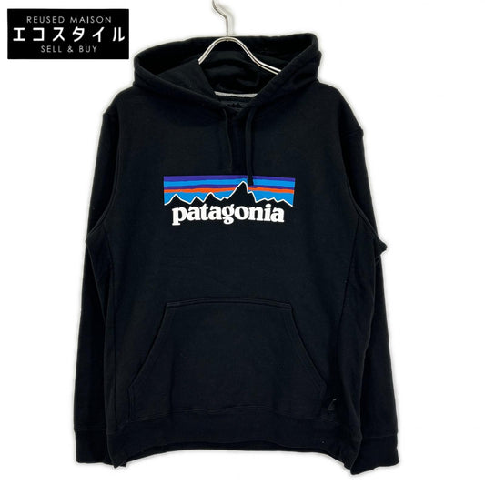 Patagonia パタゴニア 39622FA21 ブラック ロゴ パーカー トップス