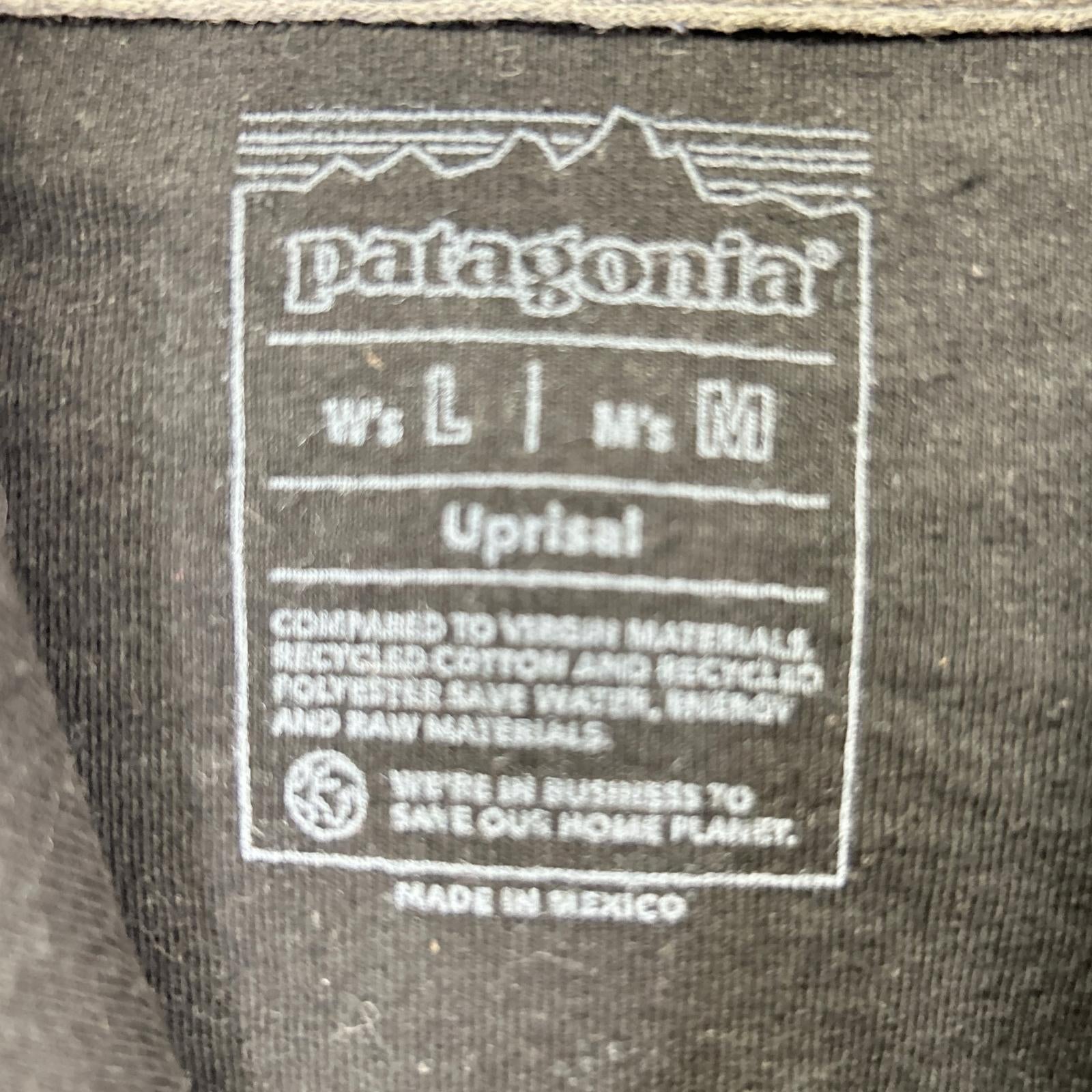 Patagonia パタゴニア 39622FA21 ブラック ロゴ パーカー トップス