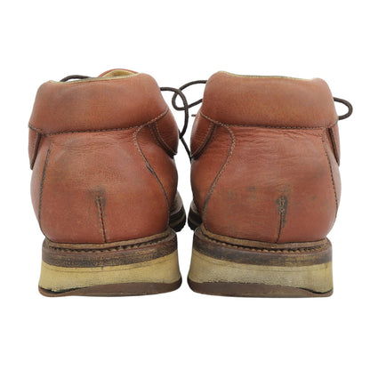 SANTONI サントーニ イタリア製 レザー スニーカー シューズ メンズ ブラウン シューズ