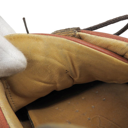 SANTONI サントーニ イタリア製 レザー スニーカー シューズ メンズ ブラウン シューズ