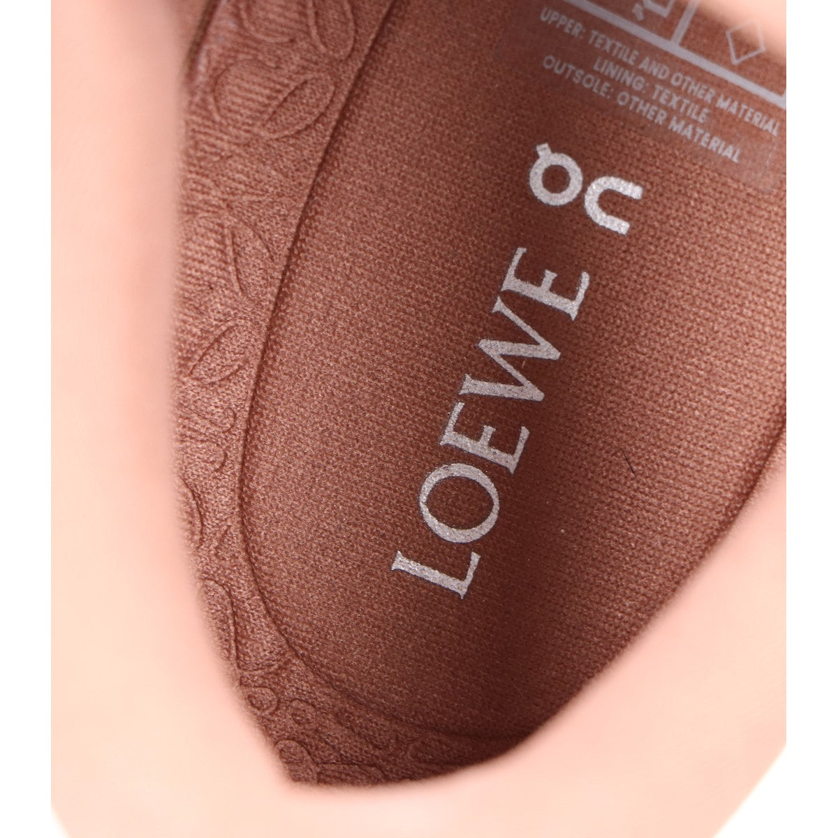 LOEWE ロエベ ×ON トープ ブラウン×ホワイト Cloudsolo クラウドソロ スニーカー シューズ