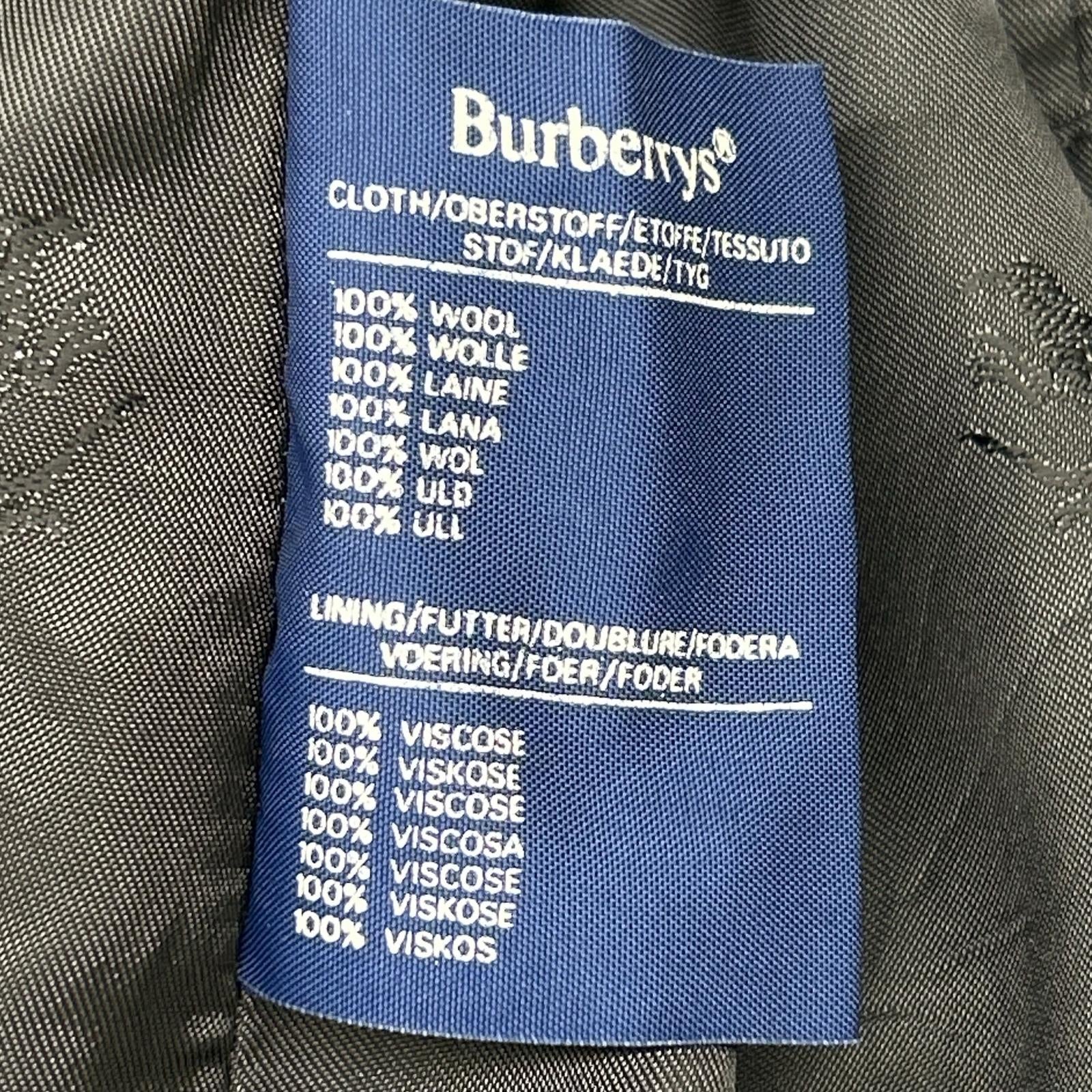 Burberry's バーバリーズ 英国製 紺タグ グレー ダブルブレスト トレンチコート コート