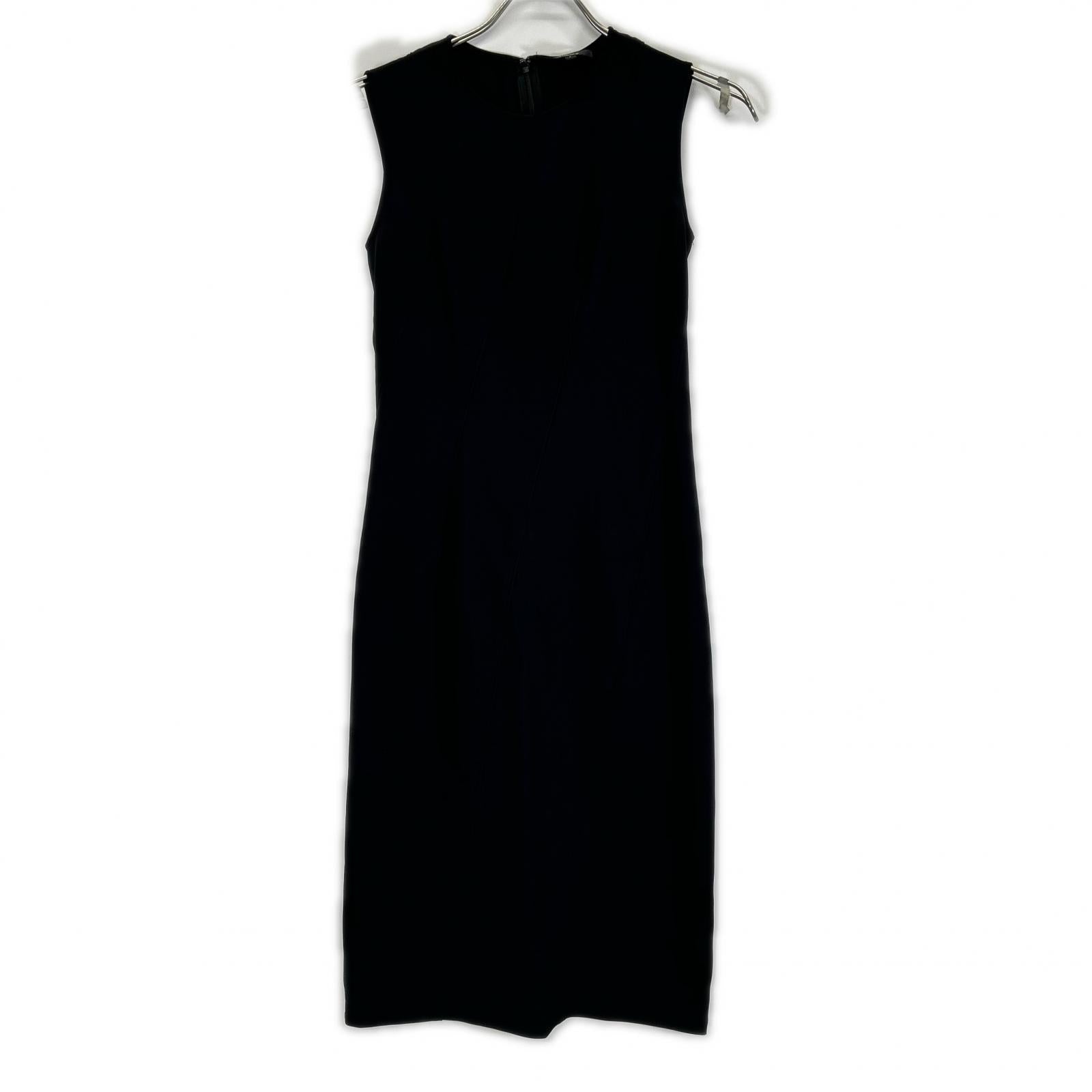 Theory Theory 01-1305011-050-901 Black Sleeveless Fitted Dress Dress
