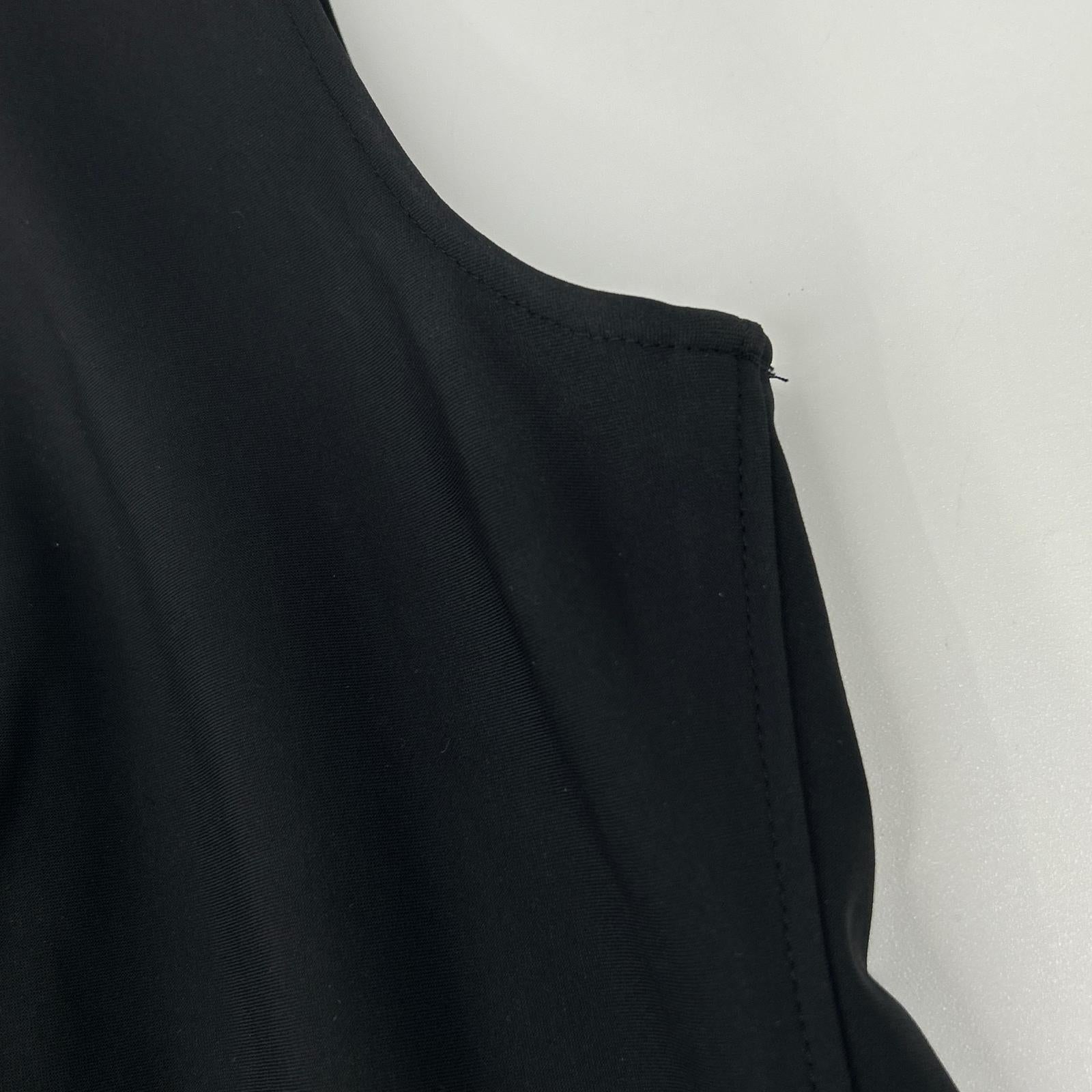 Theory Theory 01-1305011-050-901 Black Sleeveless Fitted Dress Dress