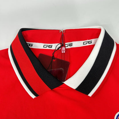 CPG シーピージー 1109-22201 レッド 長袖 ポロシャツ トップス