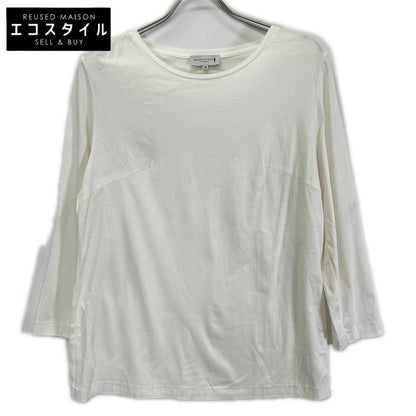 MACKINTOSH LONDON マッキントッシュロンドン G7P04-551-02 24年 ホワイト コットンスムース長袖Tシャツ トップス