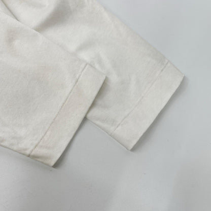 MACKINTOSH LONDON マッキントッシュロンドン G7P04-551-02 24年 ホワイト コットンスムース長袖Tシャツ トップス