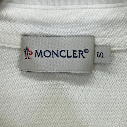 MONCLER モンクレール ホワイト ボーダー maglia polo manica corta 半袖ポロシャツ トップス