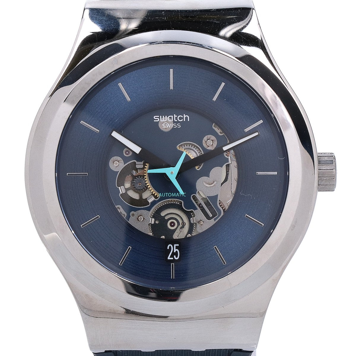 Swatch スウォッチ 【美品】BLURANG バックスケルトン 自動巻き 腕時計