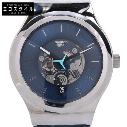 Swatch スウォッチ 【美品】BLURANG バックスケルトン 自動巻き 腕時計